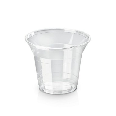 Ecobioshopping - Shaker transparent en PLA 300 ml - 50 pièces - 2749