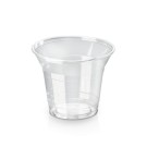 Ecobioshopping - Shaker transparent en PLA 300 ml - 50 pièces - 2749