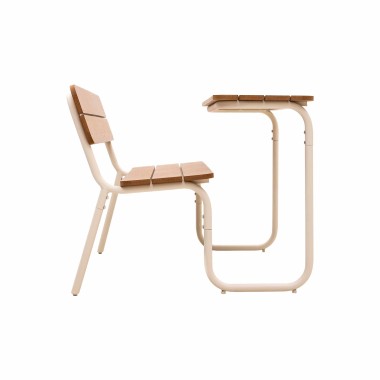 Veba - Table de pique-nique Soullmate - Beige-Polywood - 5738123301
