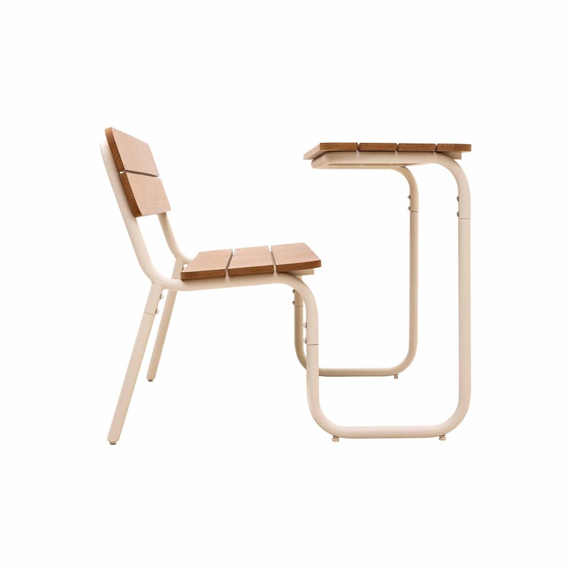 Veba - Table de pique-nique Soullmate - Beige-Polywood - 5738123301