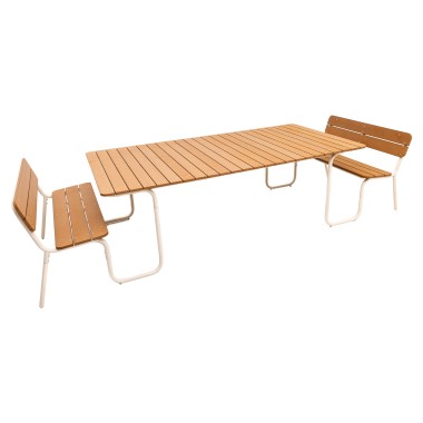 Veba - Table de pique-nique Soullmate Extra Large - Beige-Polywood - 5738123303