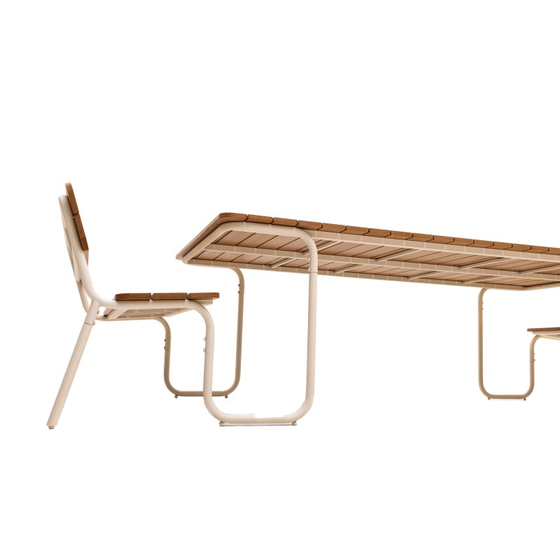 Veba - Table de pique-nique Soullmate Extra Large - Beige-Polywood - 5738123303