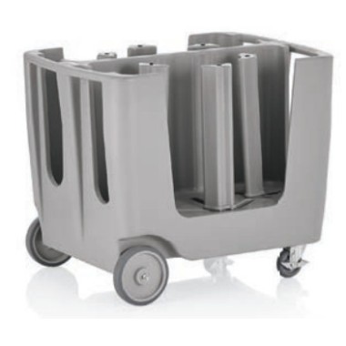 Chariot de transport à vaisselle polypropylène 93 x 73 x 78 cm - WAS Germany