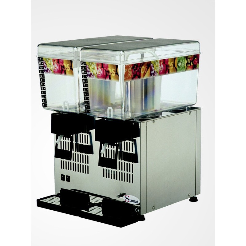 Santos - Distributeur de boissons réfrigérées - 2 cuves - 2 x 12 litres - 34-2