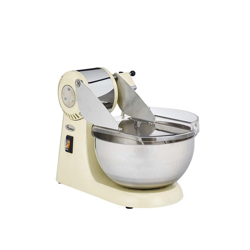 Santos - Pétrin mélangeur beige 10 litres - Cuve inox - 18