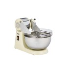 Santos - Pétrin mélangeur beige 10 litres - Cuve inox - 18