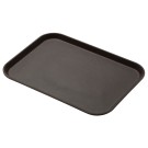Dbmark - Plateau rectangulaire Camtread rebord élevé - Surface antidérapante - 27 x 35 cm - Brun taverne - 1014CT138