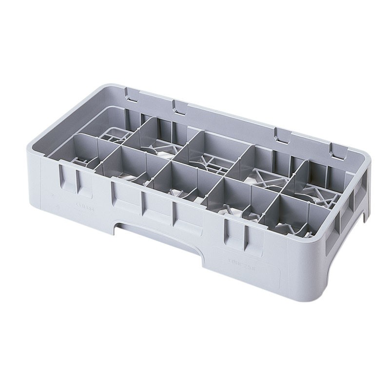 Dbmark - Demi-casier - 10 compartiments - Haut max 6,6 cm - 50 x 25 x 10,1 cm - Gris Clair - 10HC258151