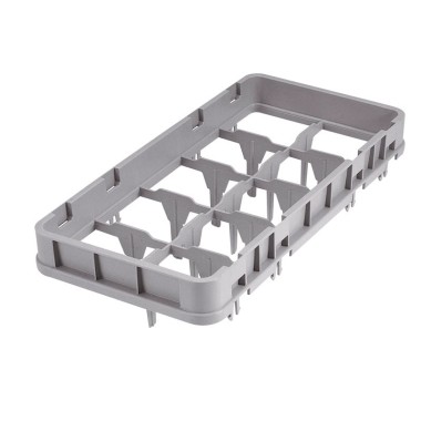Dbmark - Extension grande et mi-profondeur - 10 compartiments - 50,2 x 25,2 x 5,1 cm - Gris Clair - 10HE1151