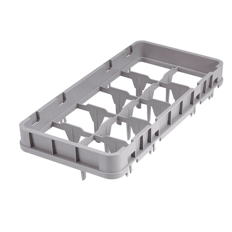 Dbmark - Extension grande et mi-profondeur - 10 compartiments - 50,2 x 25,2 x 5,1 cm - Gris Clair - 10HE1151