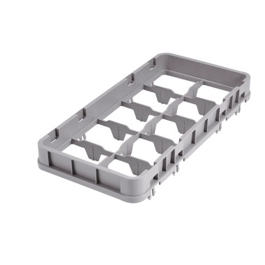 Dbmark - Extension mi-profondeur, mi-largeur - 10 compartiments - 50,2 x 25,2 x 5,1 cm - Gris Clair - 10HE2151
