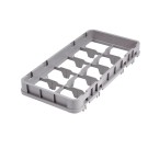 Dbmark - Extension mi-profondeur, mi-largeur - 10 compartiments - 50,2 x 25,2 x 5,1 cm - Gris Clair - 10HE2151