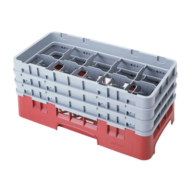Dbmark - Demi-casiers - 10 compartiments verres et verres à pied - Haut max 17,4 cm - 10HS638416
