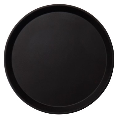 Dbmark - Plateau rond Camtread rebord élevé - Surface antidérapante - 28 x 28 cm - 1100CT110