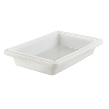 Dbmark - Boîte de stockage - 46 x 30,5 x 9 cm - Blanc - 12183P148