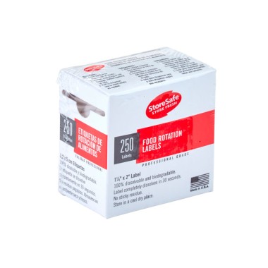 Dbmark - Étiquette soluble - 24 rouleaux de 250 étiq. - 5 x 3 cm - Blanc - 1252SLINB250