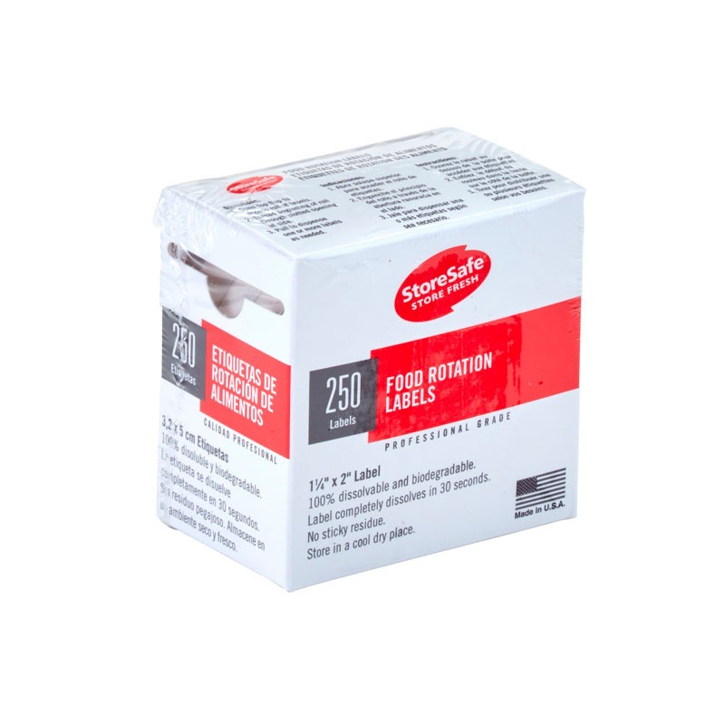 Dbmark - Étiquette soluble - 24 rouleaux de 250 étiq. - 5 x 3 cm - Blanc - 1252SLINB250