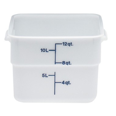 Dbmark - Boîte  à provisions carrée Camsquare - 25,6x31x21 cm - Blanc - 12SFSP148
