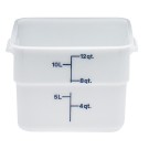Dbmark - Boîte  à provisions carrée Camsquare - 25,6x31x21 cm - Blanc - 12SFSP148