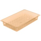 Dbmark - Bac égouttoir GN 1/1 - Haute température - 32,5 x 53 x 7,6 cm - Ambre - 13CLRHP150