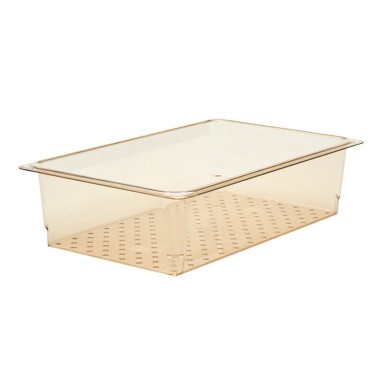 Dbmark - Bac égouttoir GN 1/1 - Haute température - 40,5 x 40,5 cm - Ambre - 15CLRHP150