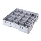 Dbmark - Casiers de lavage pour tasses - 16 compartiments - Haut max 6,6 cm - 50 x 50 x 10,1 cm - Gris Clair - 16C258151