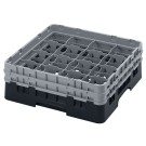 Dbmark - Casiers de lavage - 16 compartiments verres et verres à pied - Haut max 13,3 cm - 50 x 50 x 18,4 cm - Noir - 16S434110