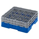 Dbmark - Casiers de lavage - 16 compartiments verres et verres à pied - Haut max 13,3 cm - 50 x 50 x 18,4 cm - Bleu - 16S434168