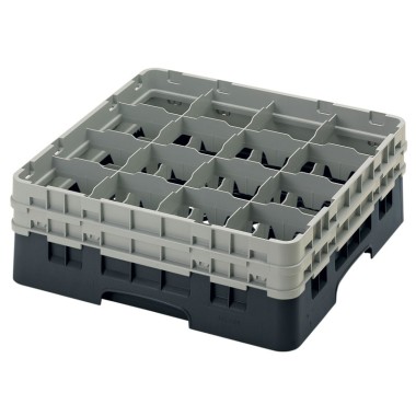 Dbmark - Casiers de lavage - 16 compartiments verres et verres à pied - Haut max 15,5 cm - 50 x 50 x 18,4 cm - 16S534110