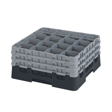 Dbmark - Casiers de lavage - 16 compartiments verres et verres à pied - Haut max 19,6 cm - 50 x 50 x 22,5 cm - 16S738110