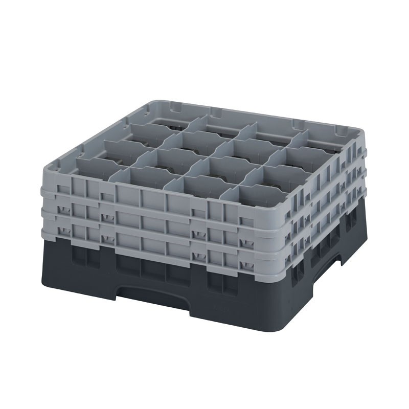 Dbmark - Casiers de lavage - 16 compartiments verres et verres à pied - Haut max 19,6 cm - 50 x 50 x 22,5 cm - 16S738110