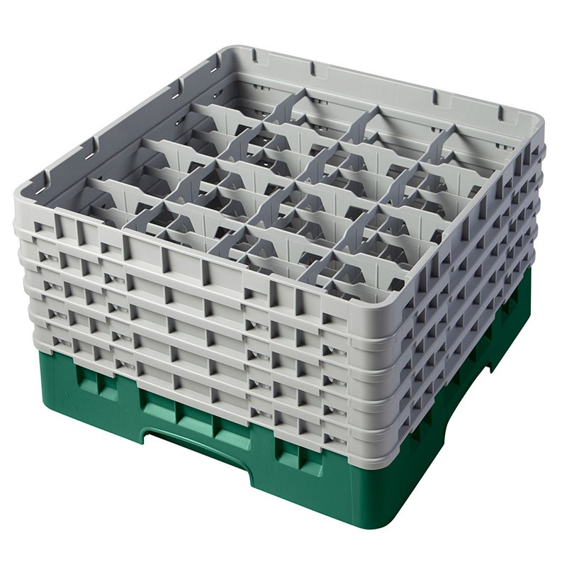 Dbmark - Casiers de lavage - 16 compartiments verres et verres à pied - Haut max 25,7 cm - 50 x 50 x 30,8 cm - 16S958119