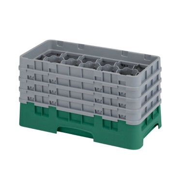 Dbmark - Demi-casiers - 17 compartiments verres et verres à pied - Haut max 21,5 cm - 50 x 25 x 26,7 cm - 17HS800119
