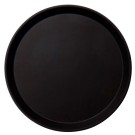 Dbmark - Plateau rond Camtread rebord élevé - Surface antidérapante - 45 x 45 cm - Noir - 1800CT110