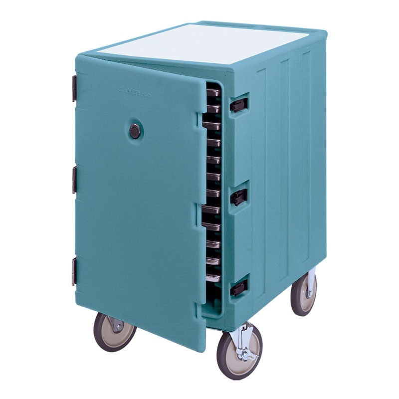 Dbmark - Camcarts® Chariot isotherme pour 13 plateaux et plaques - 55 x 81,5 x 95,5 cm - Bleu Ardoise - 1826LTC401