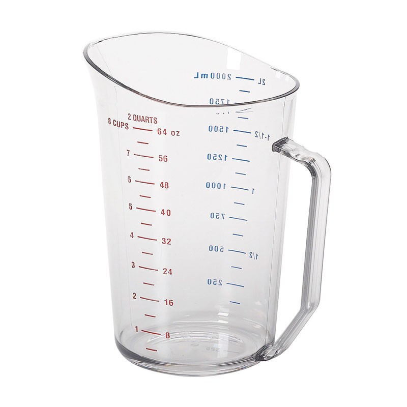 Dbmark - Verre doseur 2L - 14 x 19 x 44 cm - Transparent - 200MCCW135