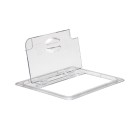Dbmark - Couvercle FlipLid à encoche GN 1/2 - 26,5 x 32,5 cm - Transparent - 20CWLN135