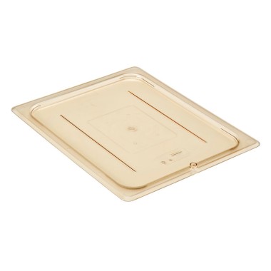 Dbmark - Couvercle plat GN 1/2 - Haute température - 26,5 x 32,5 cm - Ambre - 20HPC150