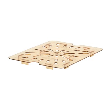 Dbmark - Égouttoir GN 1/2 - Haute température - 26,5 x 32,5 cm - Ambre - 20HPD150