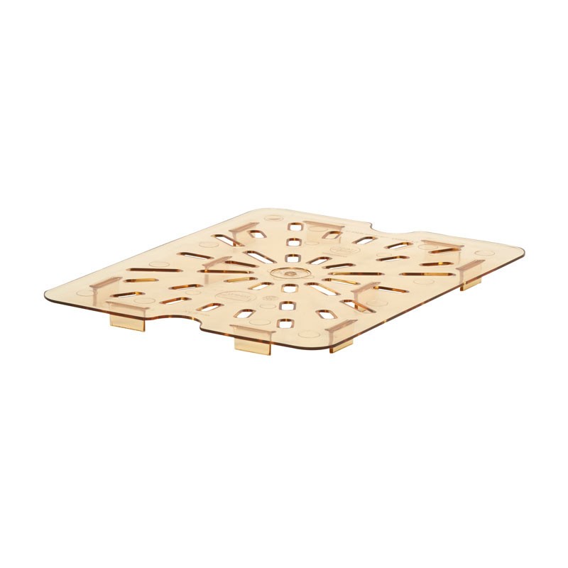 Dbmark - Égouttoir GN 1/2 - Haute température - 26,5 x 32,5 cm - Ambre - 20HPD150