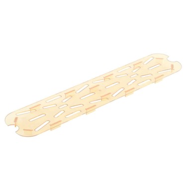Dbmark - Égouttoir GN 1/2 Long - Haute température - 16,2 x 53 cm - Ambre - 20LPHPD150