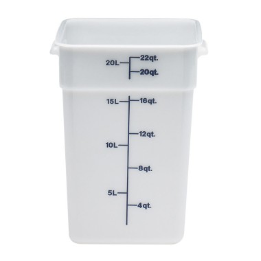 Dbmark - Boîte à provisions carrée Camsquare Polyethylene 20,8L - 22SFSP148