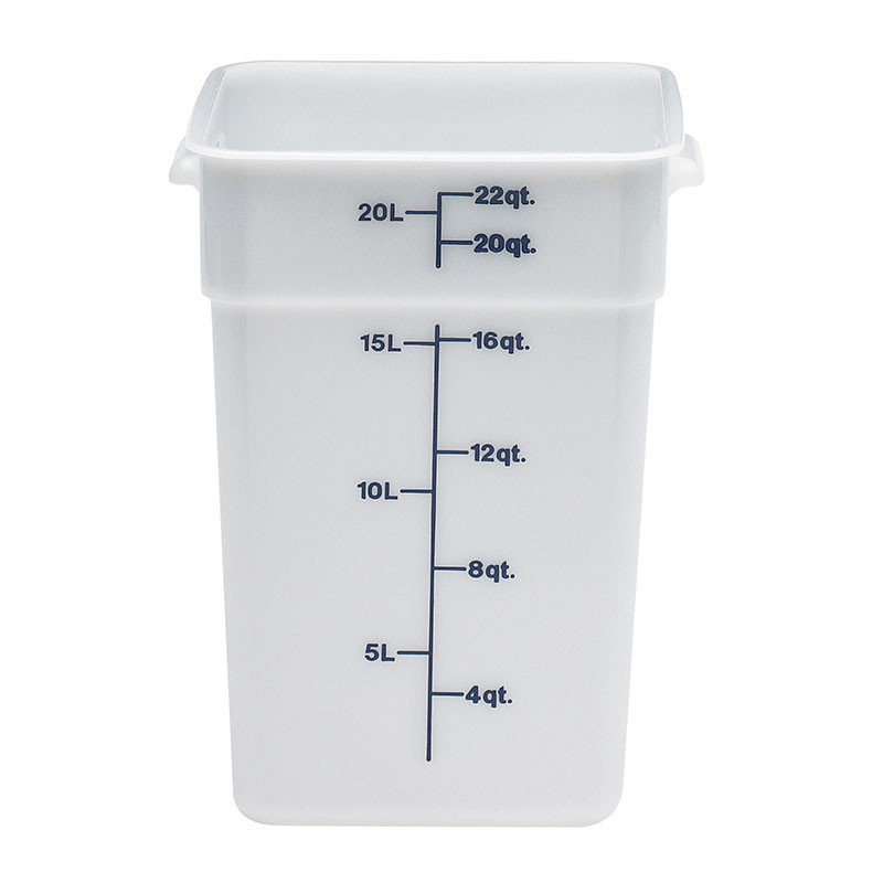 Dbmark - Boîte à provisions carrée Camsquare Polyethylene 20,8L - 22SFSP148