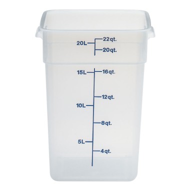 Dbmark - Boîte à provisions carrée Translucide 20,8L Camsquare - 22SFSPP190