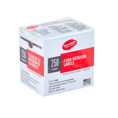 Dbmark - Étiquette soluble - 24 rouleaux de 250 étiq. - 7,6 x 5 cm - Blanc - 23SLINB250