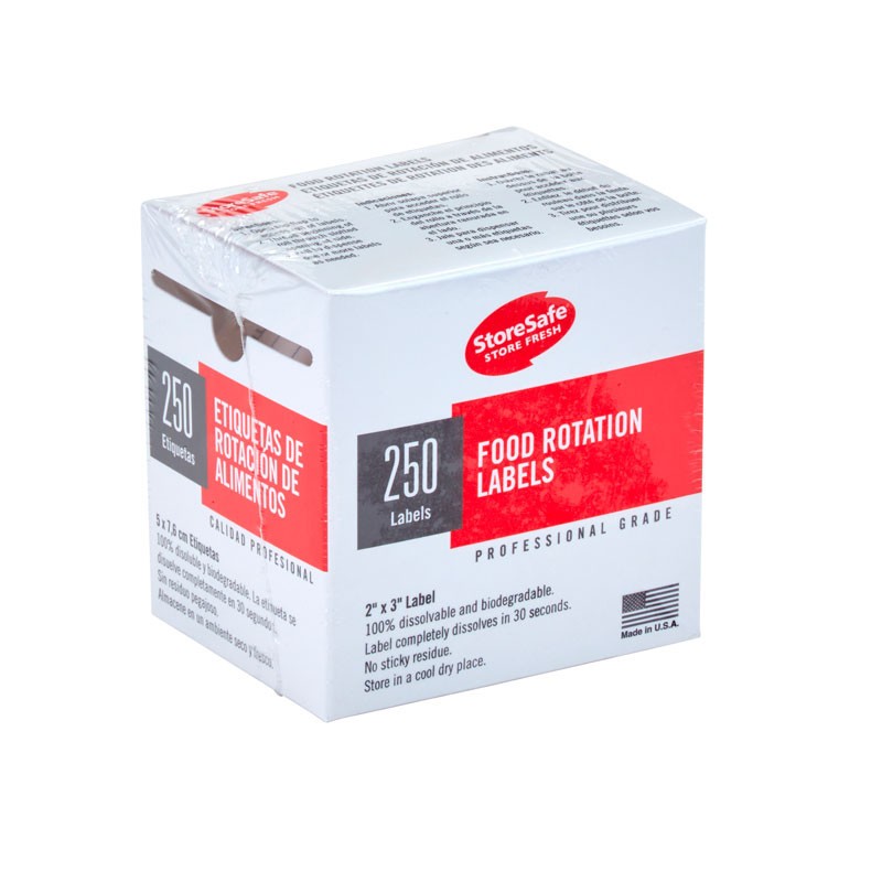 Dbmark - Étiquette soluble - 24 rouleaux de 250 étiq. - 7,6 x 5 cm - Blanc - 23SLINB250