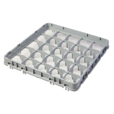 Dbmark - Extension grande profondeur - 25 compartiments - 49,9 x 49,9 x 5,1 cm - Gris Clair - 
