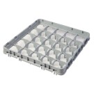 Dbmark - Extension grande profondeur - 25 compartiments - 49,9 x 49,9 x 5,1 cm - Gris Clair - 