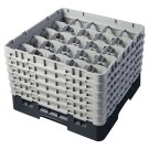 Dbmark - Casiers de lavage - 25 compartiments verres et verres à pied - Haut max 32 cm - 50 x 50 x 34,9 cm - Noir - 25S1214110