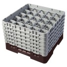 Dbmark - Casiers de lavage - 25 compartiments verres et verres à pied - Haut max 32 cm - 50 x 50 x 34,9 cm - Brun - 25S1214167